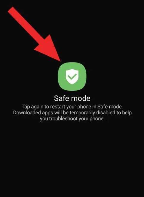 Restart Samsung S24 In Safe Mode